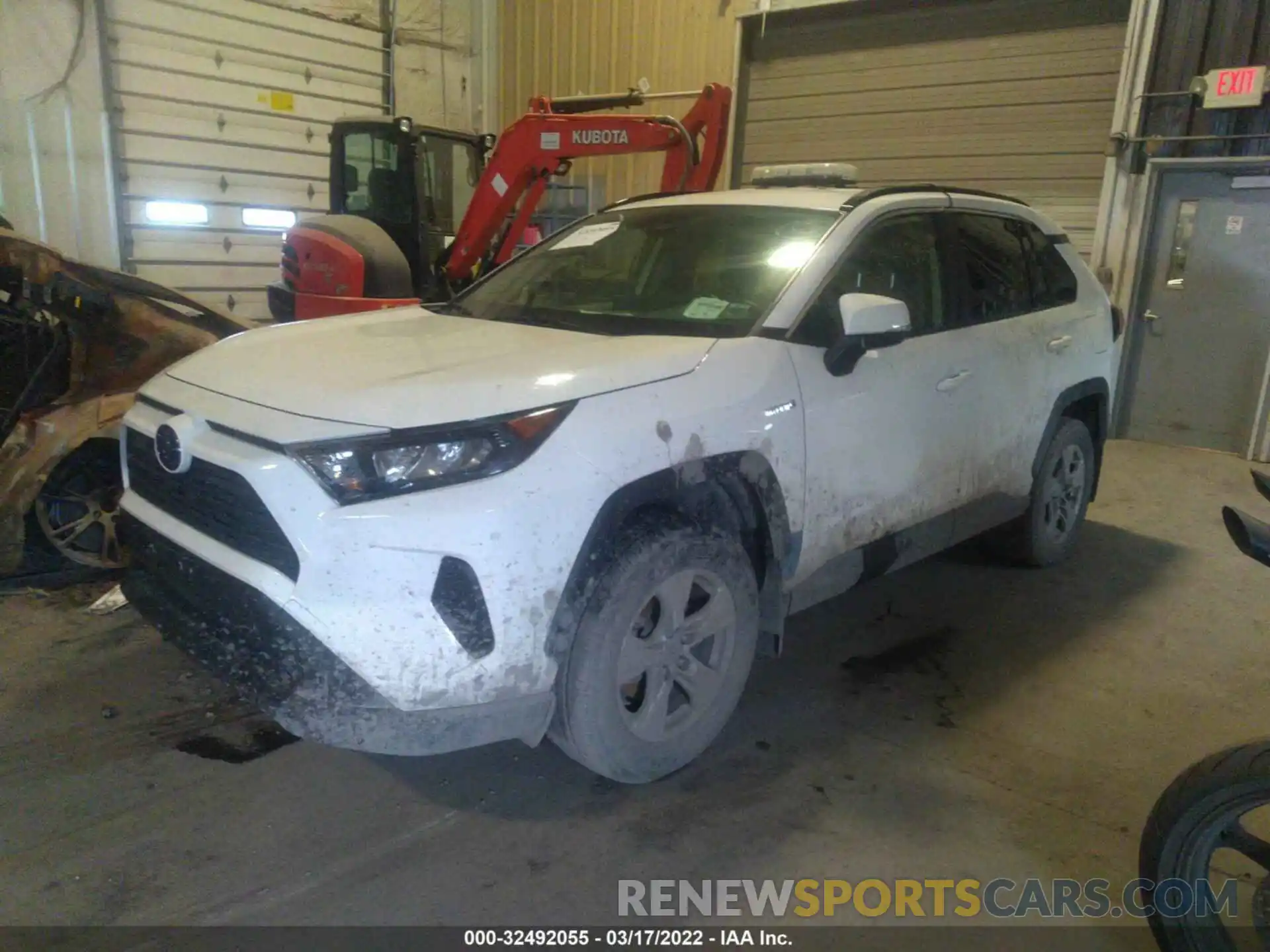 2 Photograph of a damaged car JTMMWRFV3KD022349 TOYOTA RAV4 2019