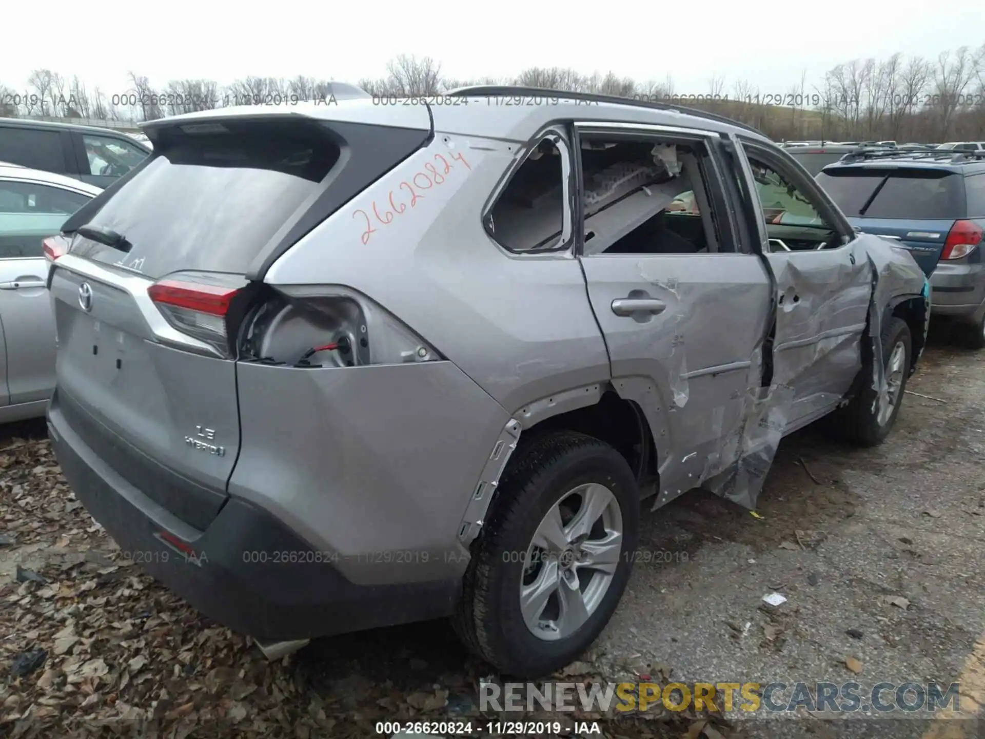 4 Photograph of a damaged car JTMMWRFV3KD519434 TOYOTA RAV4 2019