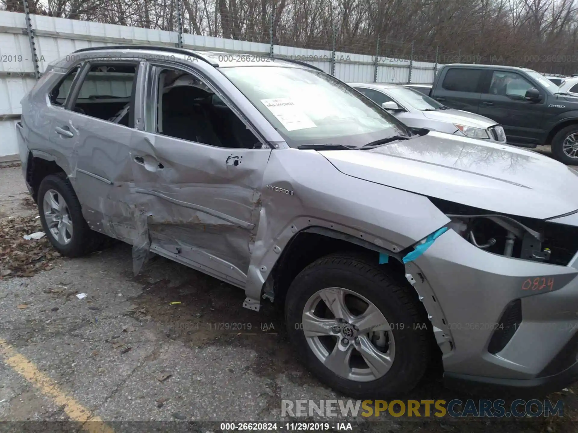 6 Photograph of a damaged car JTMMWRFV3KD519434 TOYOTA RAV4 2019