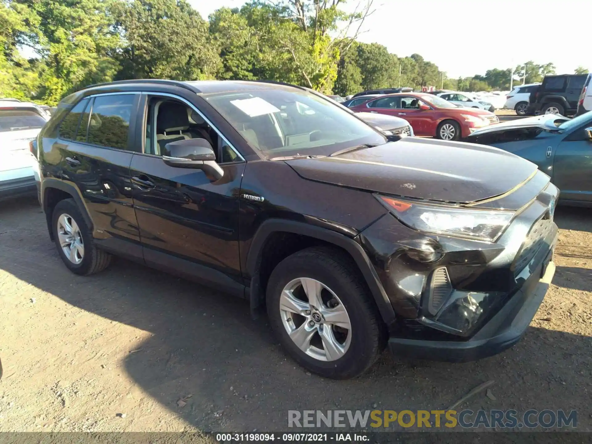 1 Photograph of a damaged car JTMMWRFV5KD014544 TOYOTA RAV4 2019