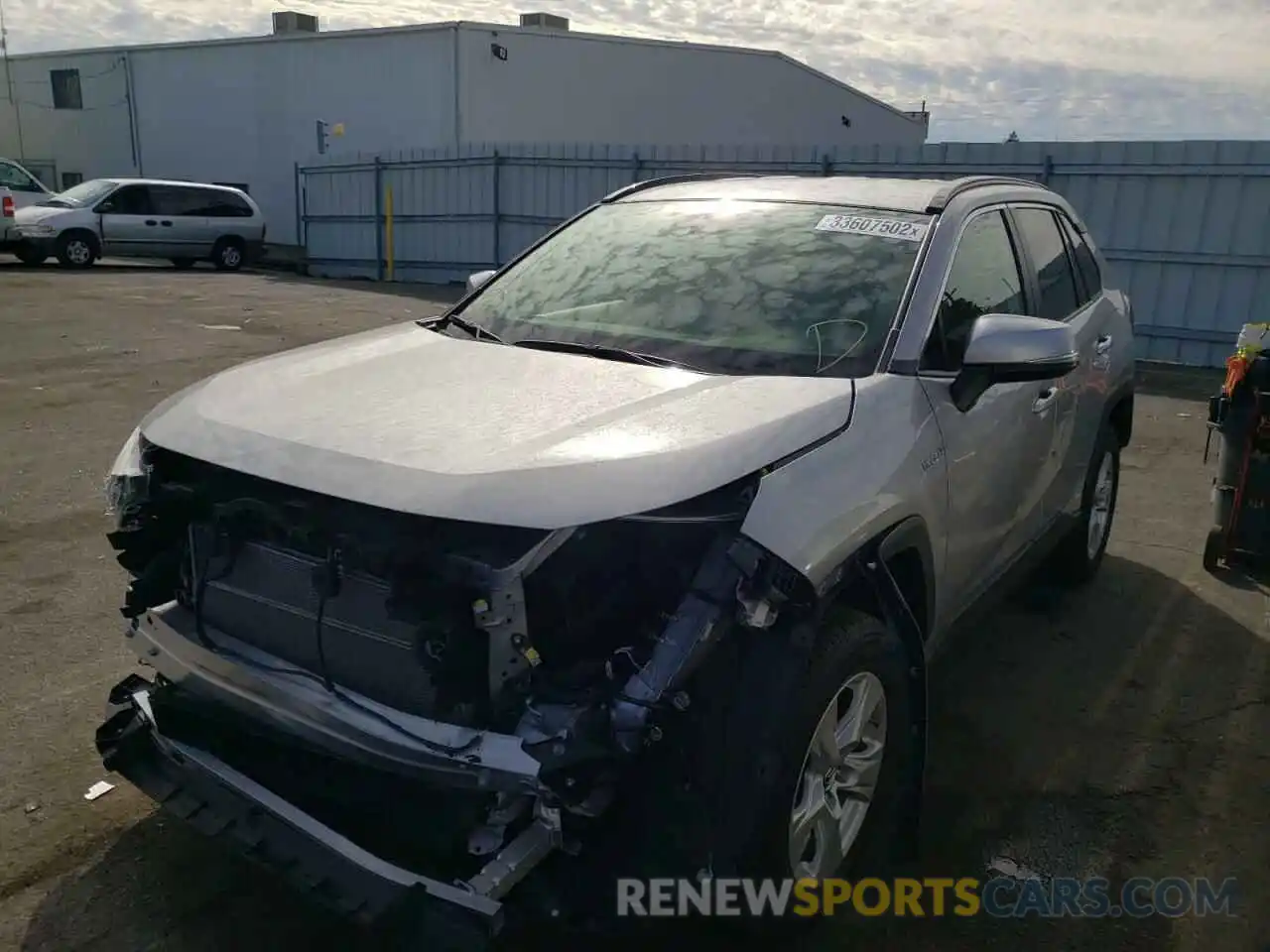 2 Photograph of a damaged car JTMMWRFV6KD506211 TOYOTA RAV4 2019