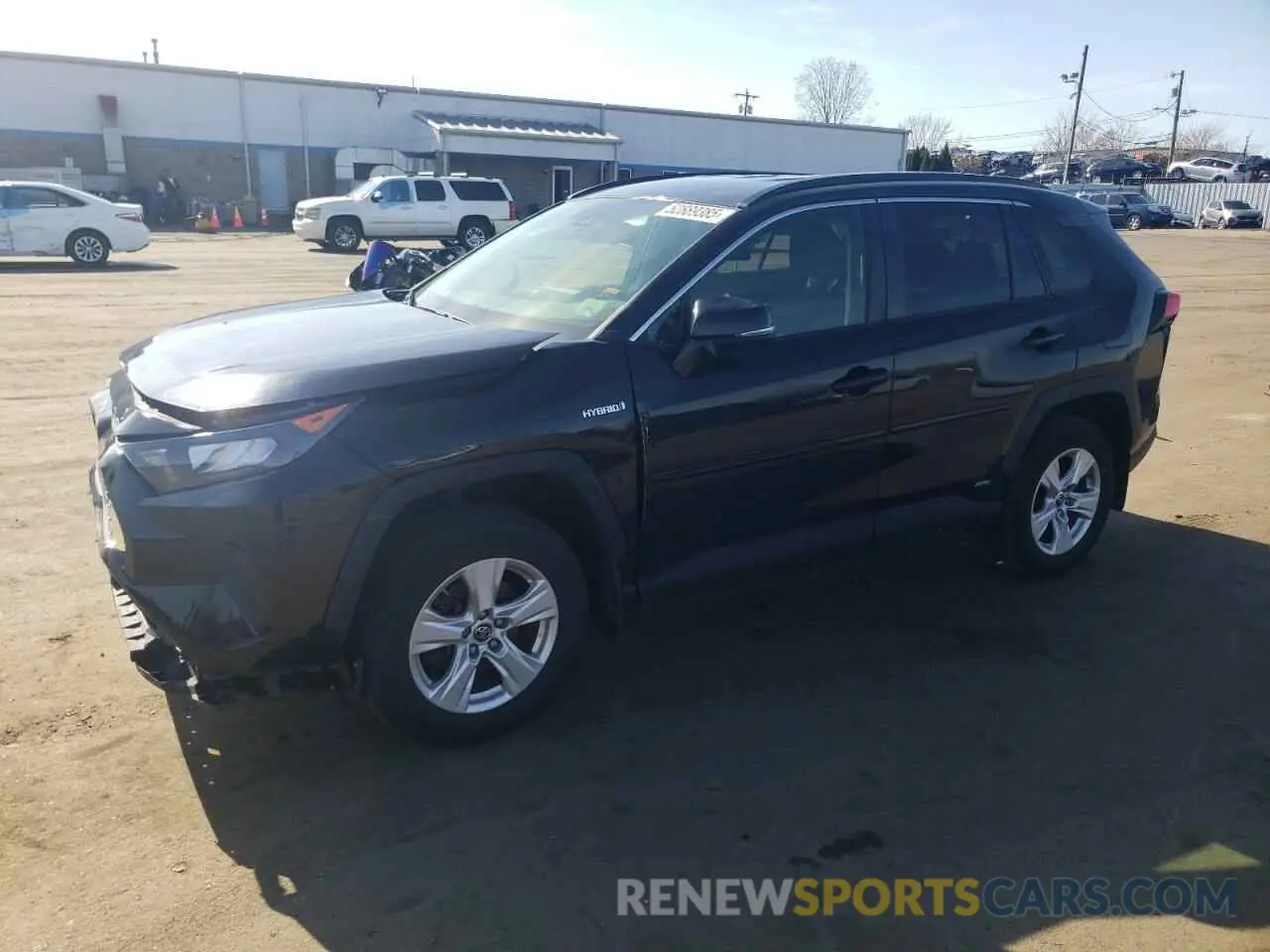 1 Photograph of a damaged car JTMMWRFV8KD021407 TOYOTA RAV4 2019