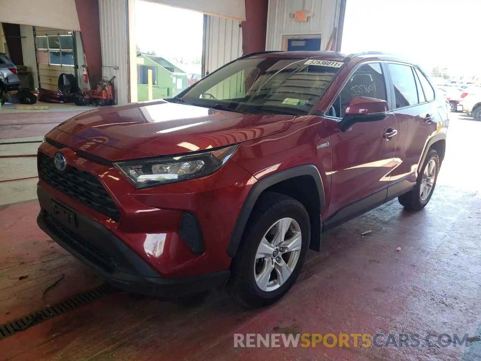 2 Photograph of a damaged car JTMMWRFV8KD024128 TOYOTA RAV4 2019