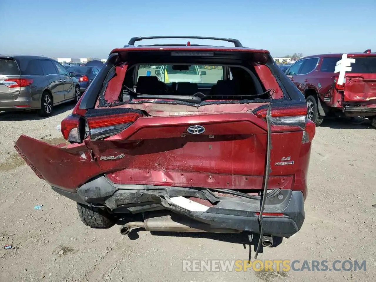 6 Photograph of a damaged car JTMMWRFV9KD005541 TOYOTA RAV4 2019