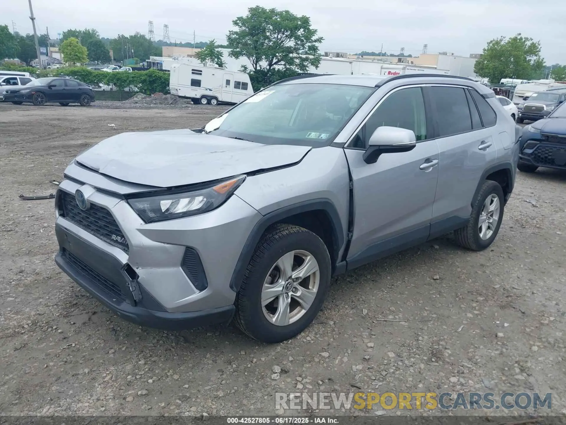 2 Photograph of a damaged car JTMMWRFV9KD512407 TOYOTA RAV4 2019
