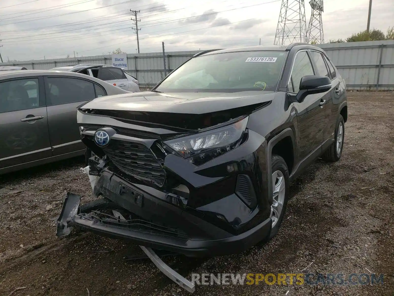 2 Photograph of a damaged car JTMMWRFVXKD009145 TOYOTA RAV4 2019