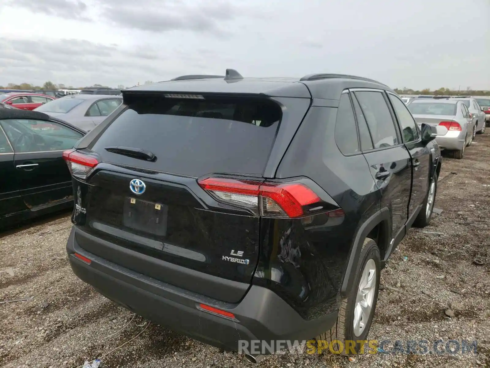 4 Photograph of a damaged car JTMMWRFVXKD009145 TOYOTA RAV4 2019