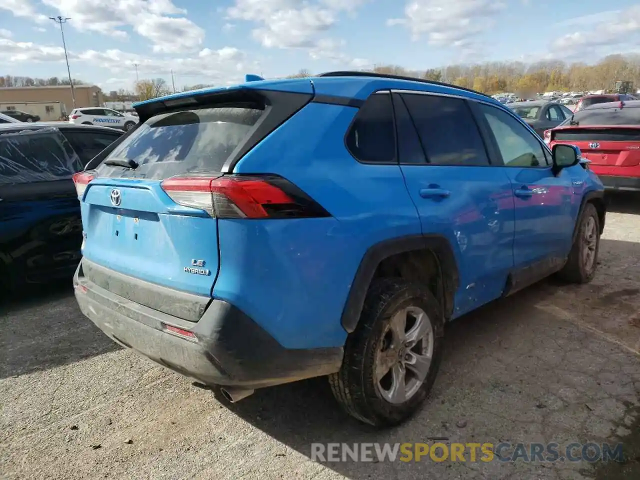 4 Photograph of a damaged car JTMMWRFVXKD014281 TOYOTA RAV4 2019