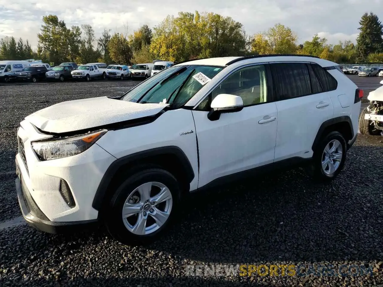1 Photograph of a damaged car JTMMWRFVXKD014801 TOYOTA RAV4 2019