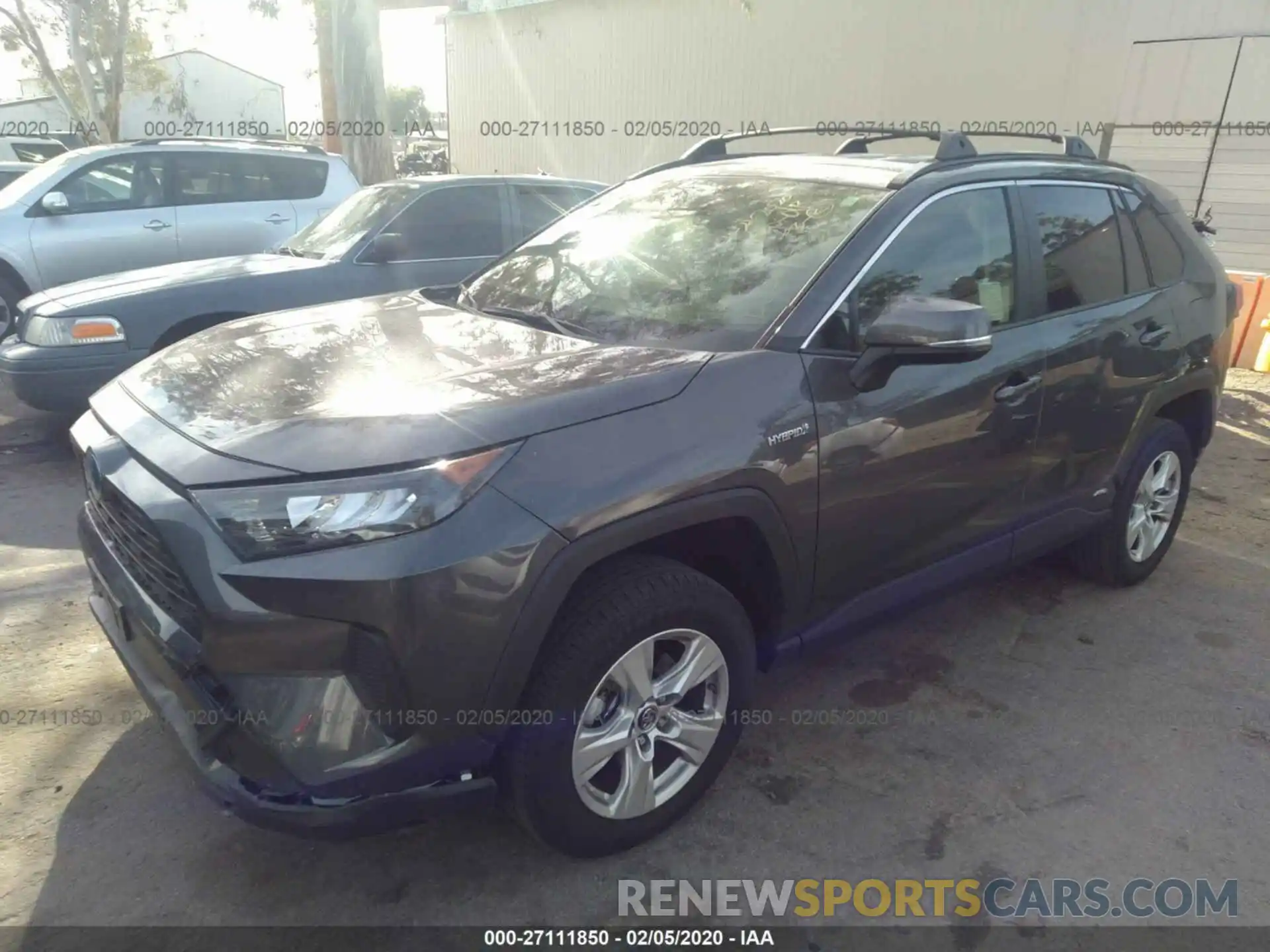 2 Photograph of a damaged car JTMMWRFVXKD035373 TOYOTA RAV4 2019