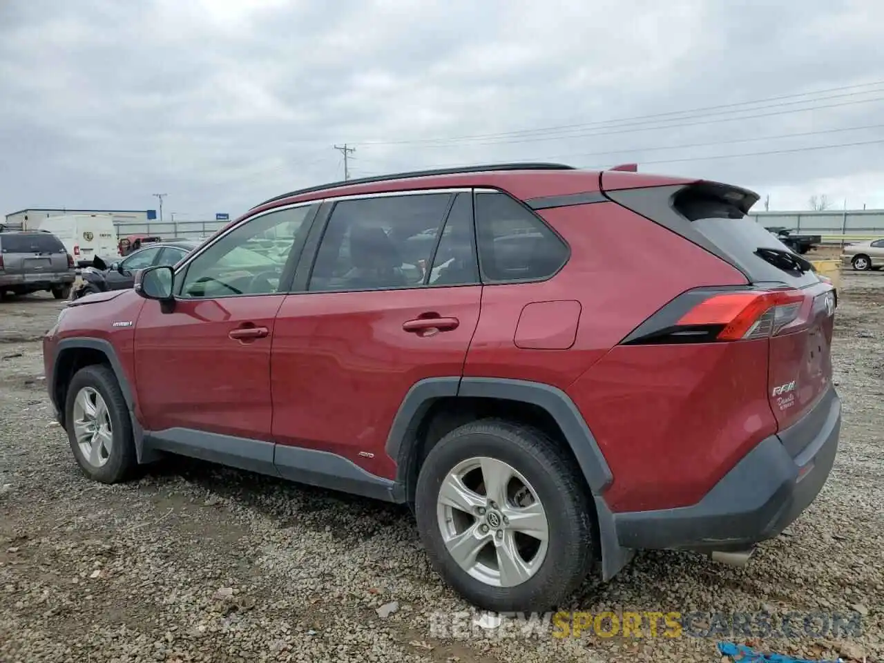 2 Photograph of a damaged car JTMMWRFVXKJ006683 TOYOTA RAV4 2019