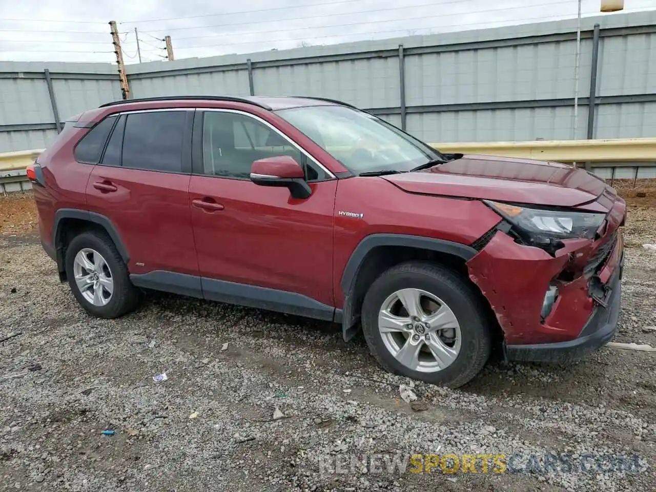 4 Photograph of a damaged car JTMMWRFVXKJ006683 TOYOTA RAV4 2019