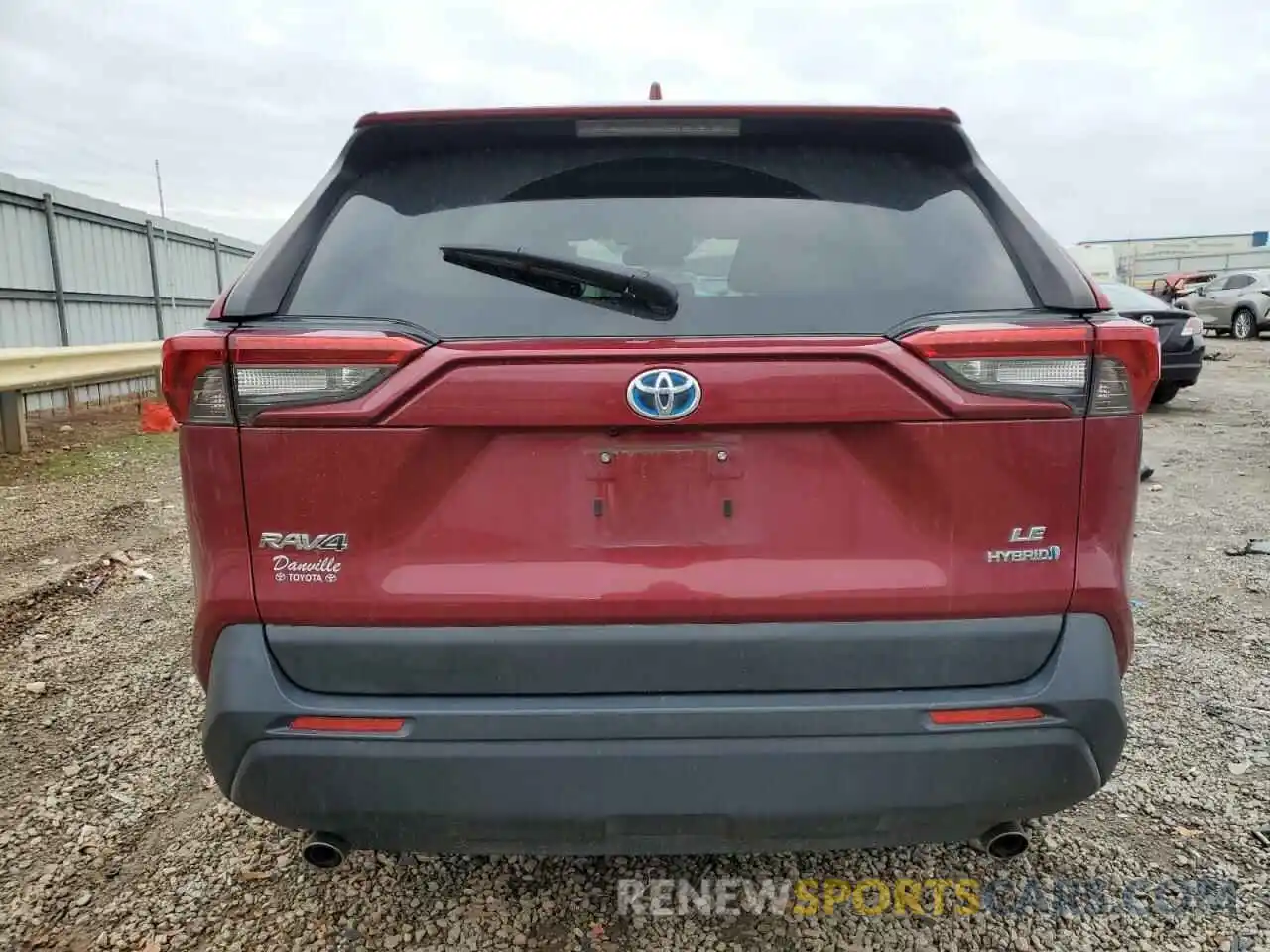 6 Photograph of a damaged car JTMMWRFVXKJ006683 TOYOTA RAV4 2019