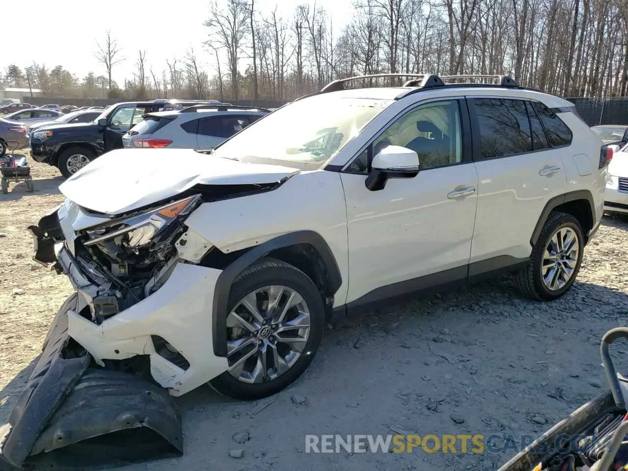 1 Photograph of a damaged car JTMN1RFV0KD014972 TOYOTA RAV4 2019