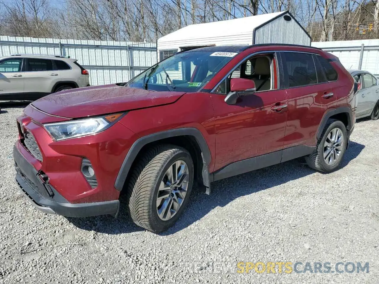 1 Photograph of a damaged car JTMN1RFV0KD512329 TOYOTA RAV4 2019