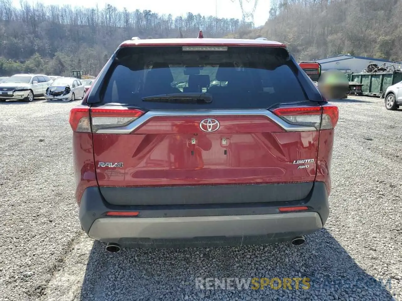 6 Photograph of a damaged car JTMN1RFV0KD512329 TOYOTA RAV4 2019