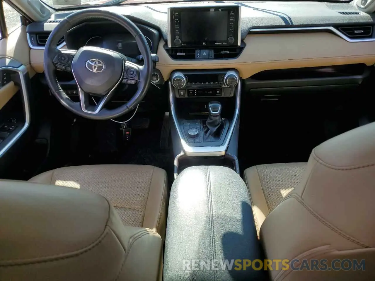 8 Photograph of a damaged car JTMN1RFV0KD512329 TOYOTA RAV4 2019