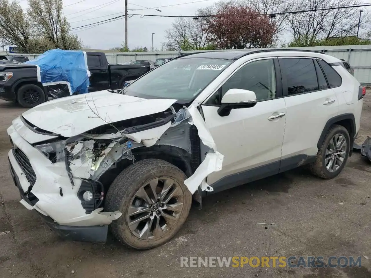 1 Photograph of a damaged car JTMN1RFV0KD515487 TOYOTA RAV4 2019