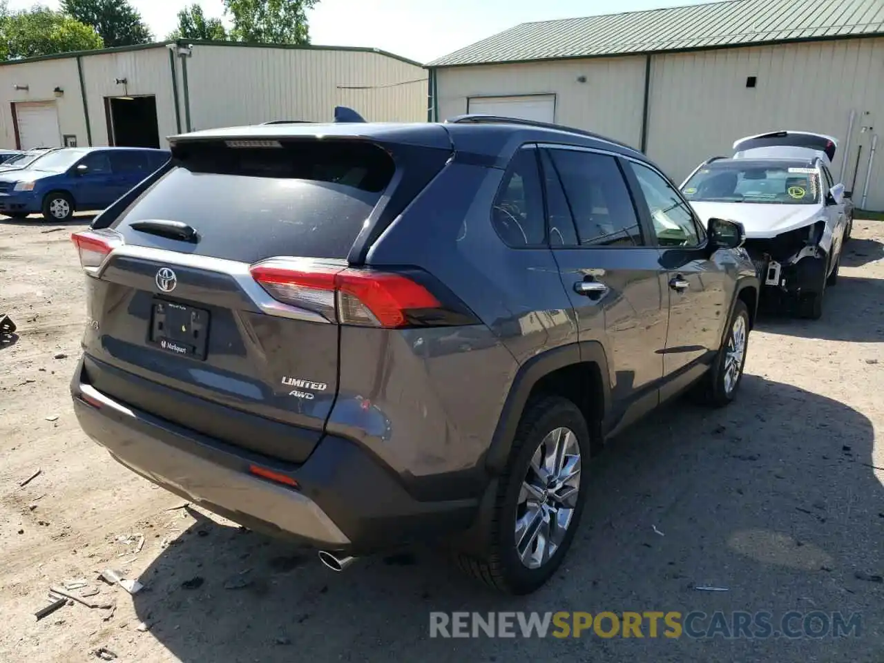 4 Photograph of a damaged car JTMN1RFV1KD502554 TOYOTA RAV4 2019