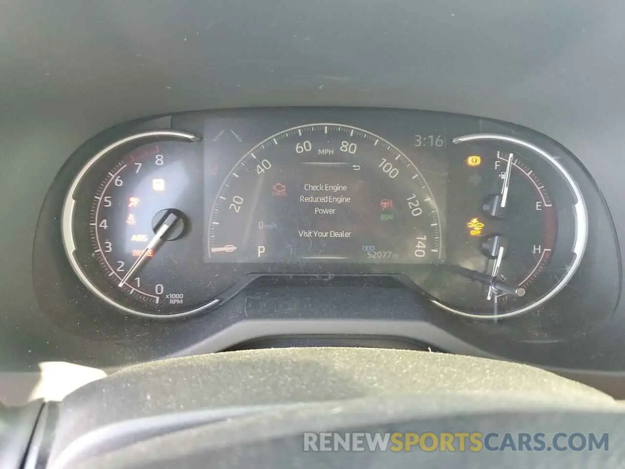 9 Photograph of a damaged car JTMN1RFV2KD503518 TOYOTA RAV4 2019