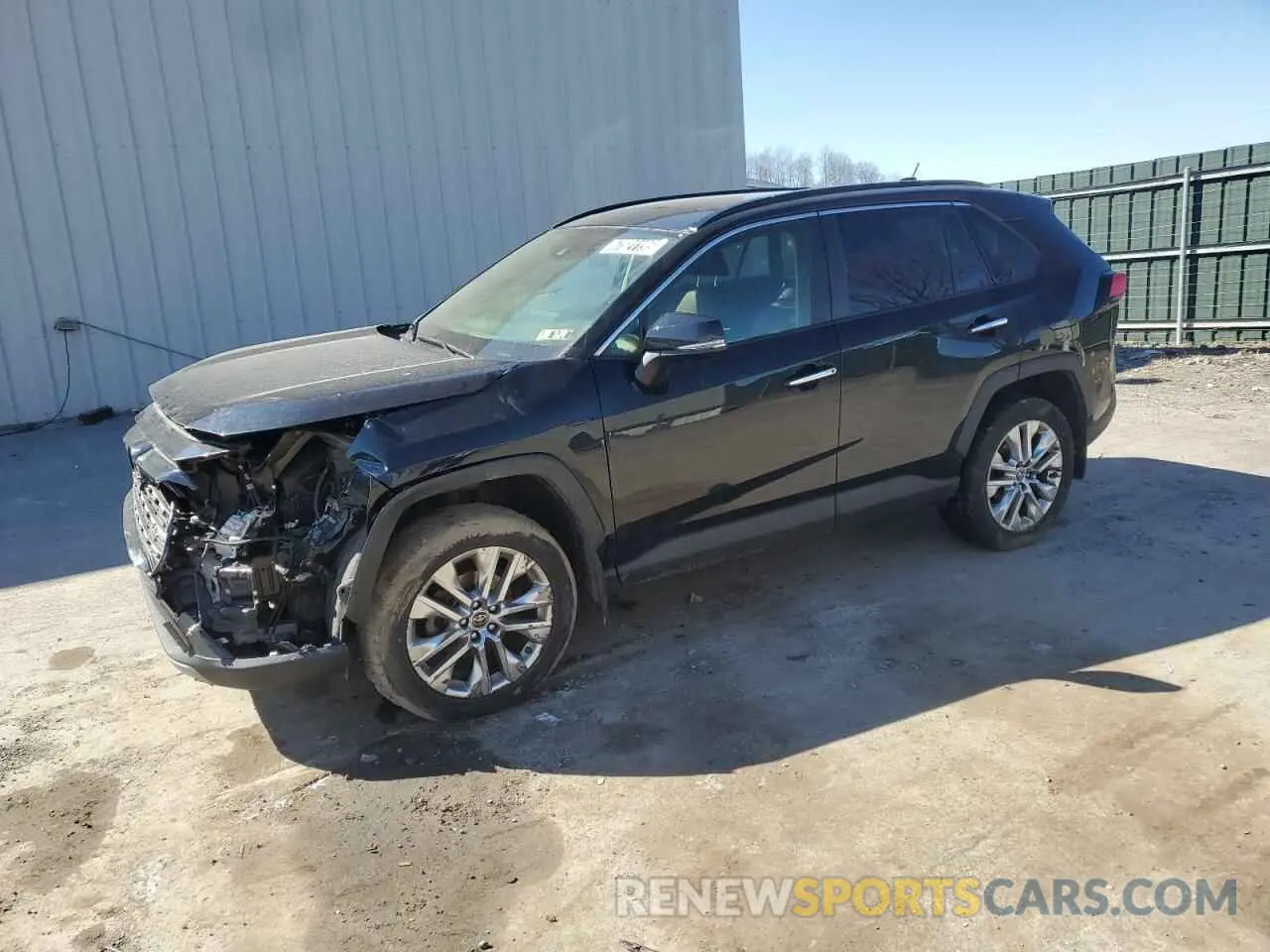1 Photograph of a damaged car JTMN1RFV2KD518441 TOYOTA RAV4 2019