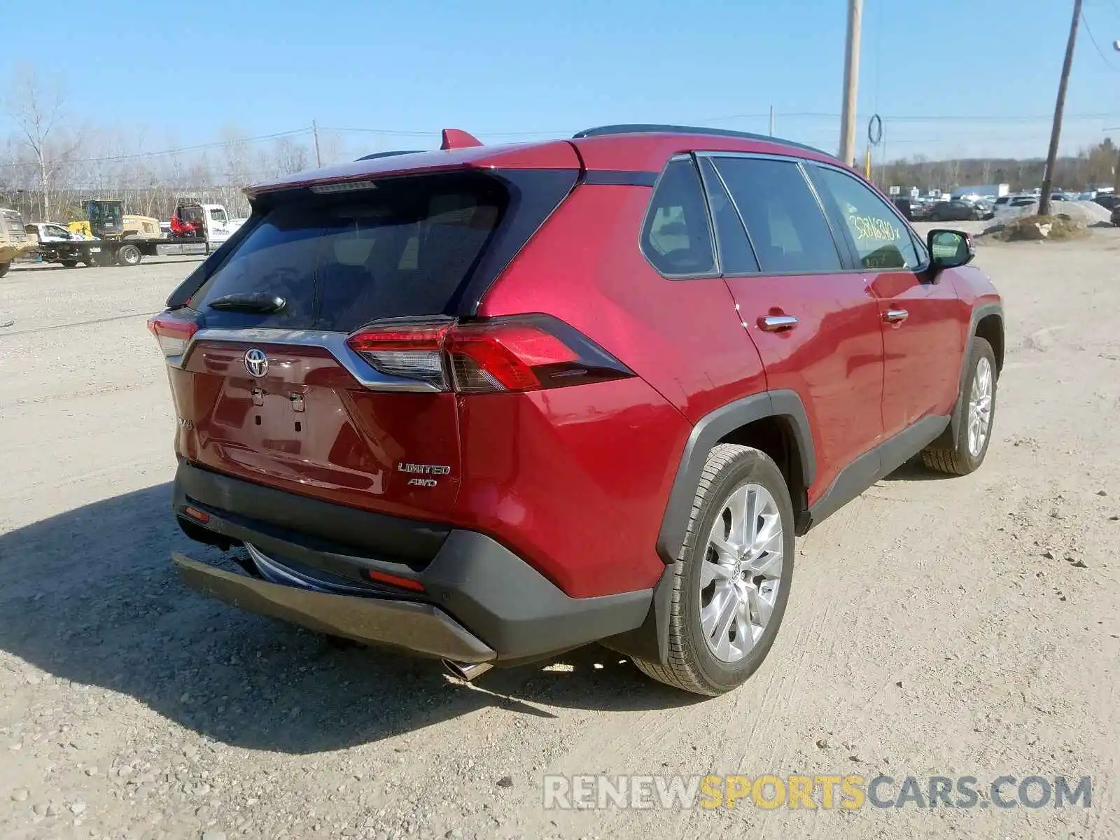 4 Photograph of a damaged car JTMN1RFV2KD520674 TOYOTA RAV4 2019