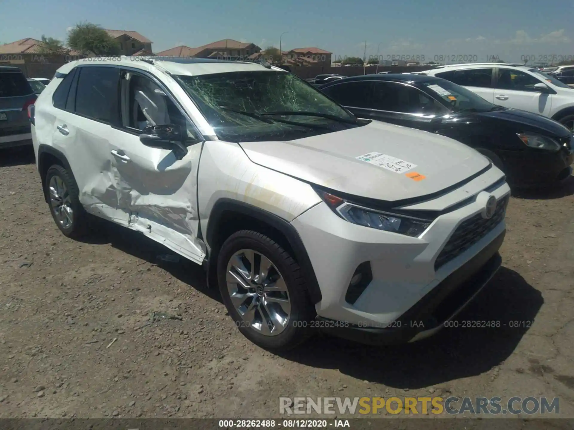 1 Photograph of a damaged car JTMN1RFV3KD003481 TOYOTA RAV4 2019