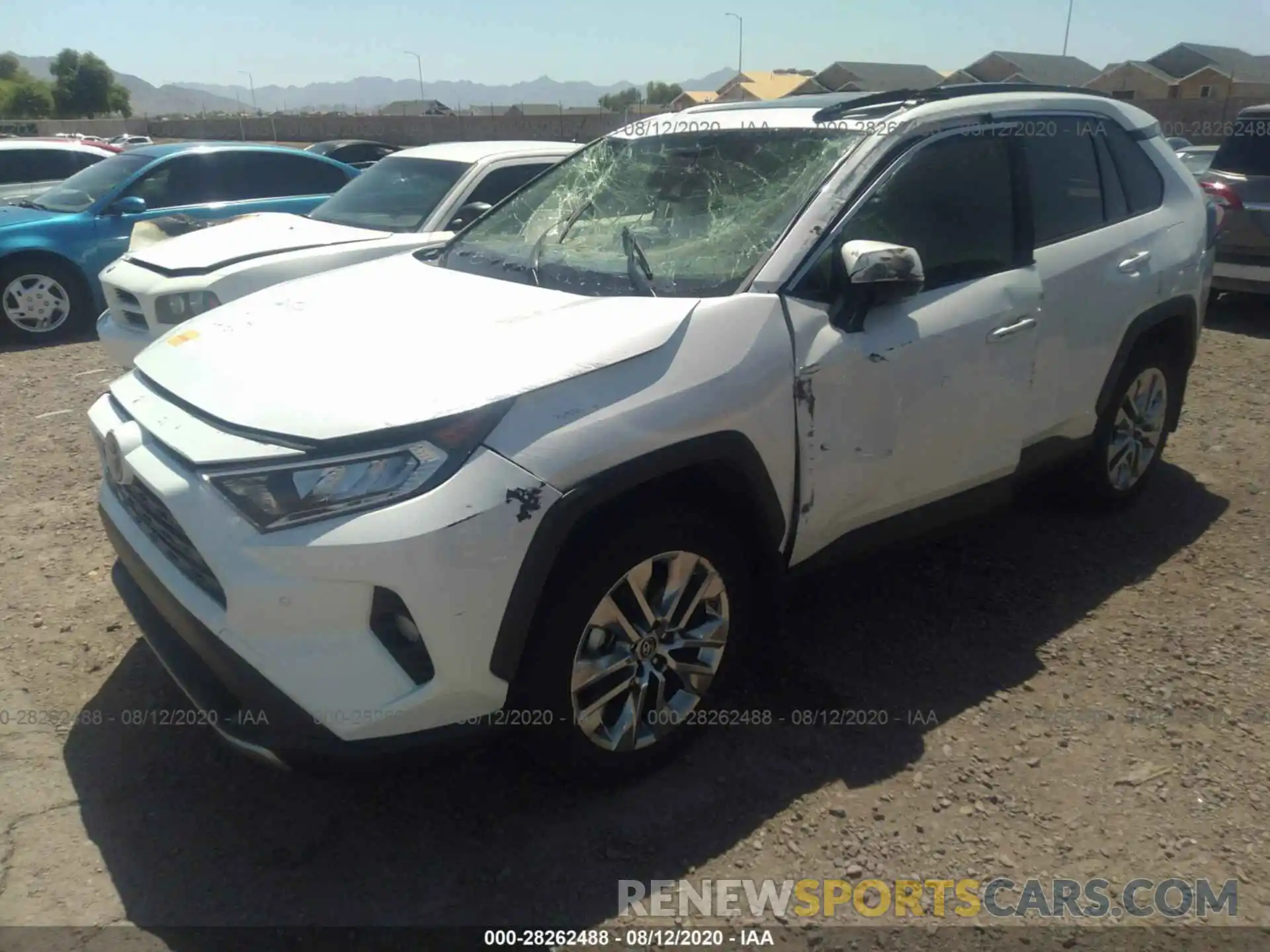 2 Photograph of a damaged car JTMN1RFV3KD003481 TOYOTA RAV4 2019