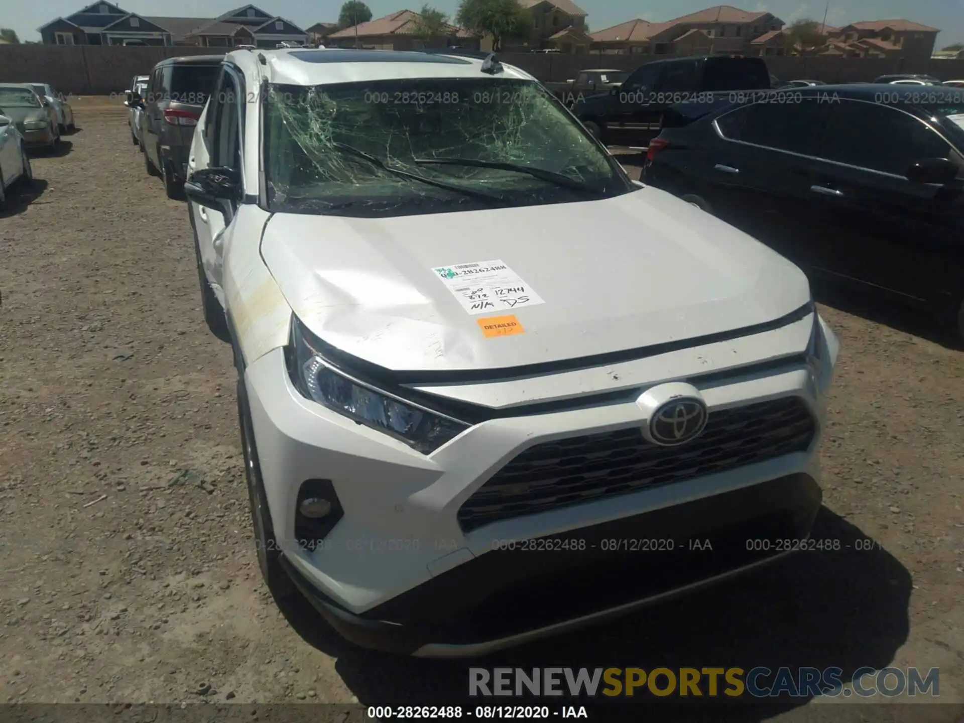 6 Photograph of a damaged car JTMN1RFV3KD003481 TOYOTA RAV4 2019