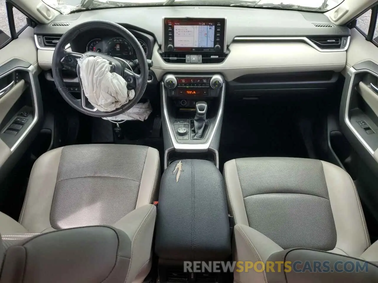 8 Photograph of a damaged car JTMN1RFV3KD519307 TOYOTA RAV4 2019