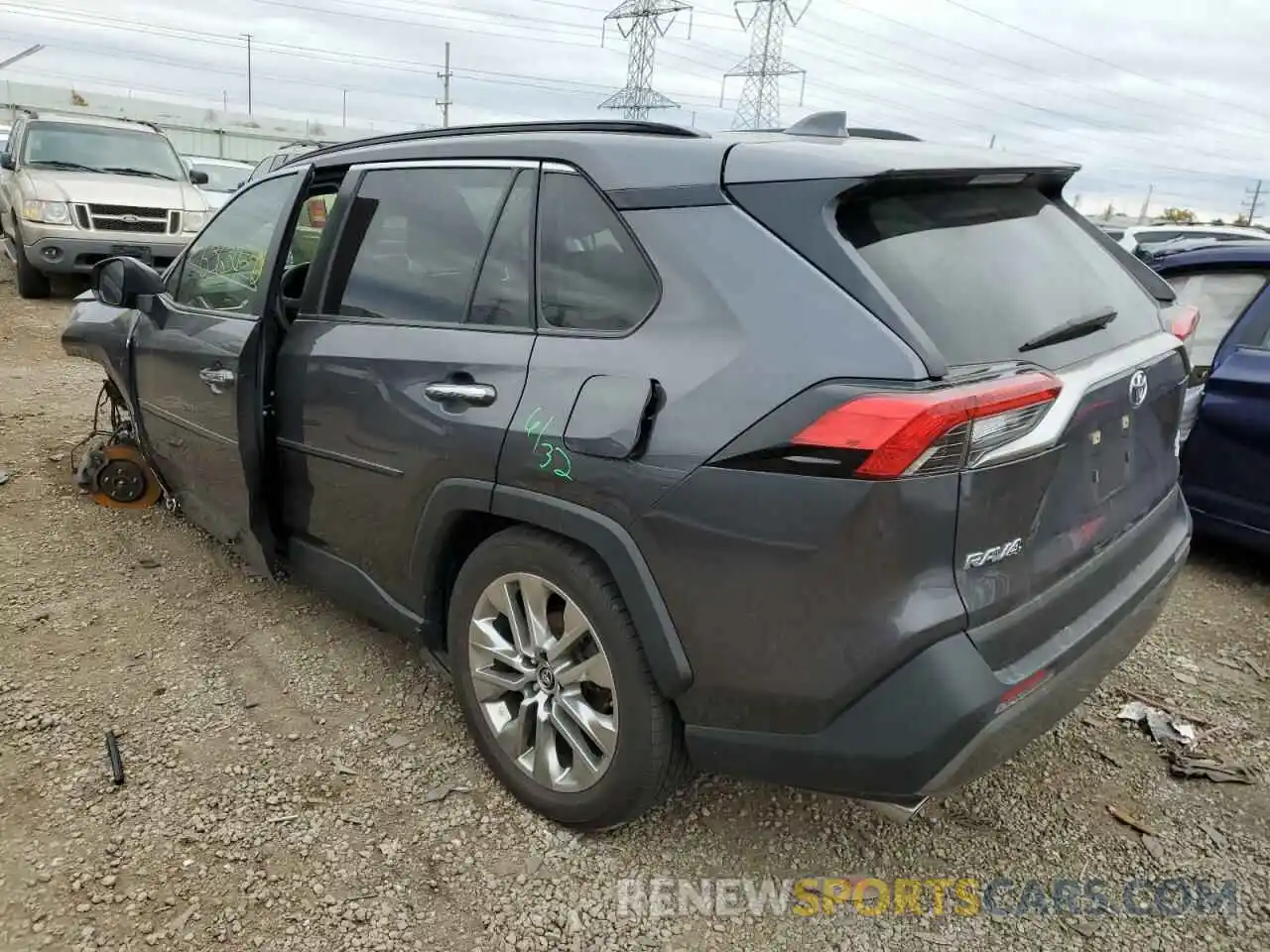 3 Photograph of a damaged car JTMN1RFV3KJ004616 TOYOTA RAV4 2019