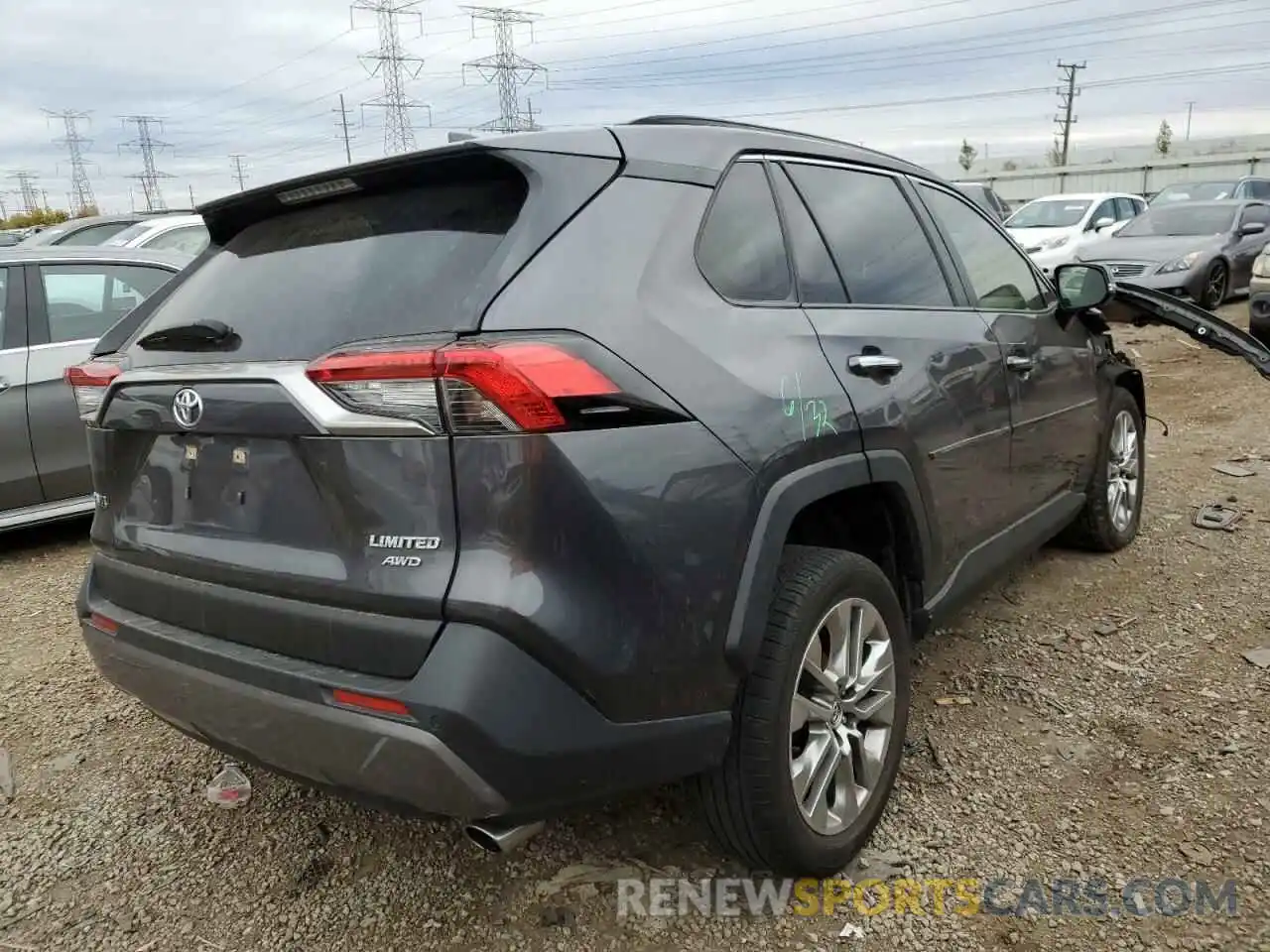 4 Photograph of a damaged car JTMN1RFV3KJ004616 TOYOTA RAV4 2019