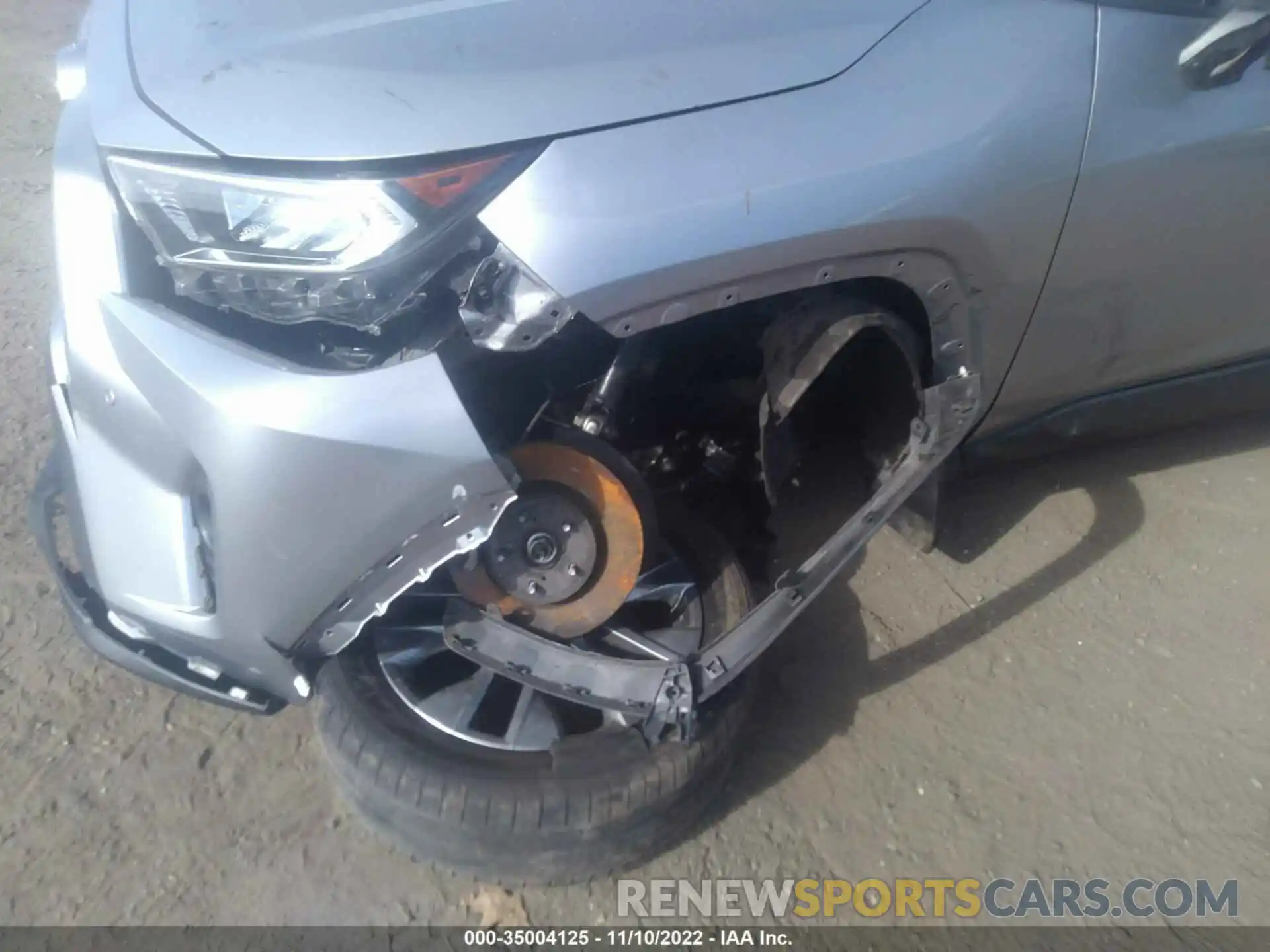 6 Photograph of a damaged car JTMN1RFV3KJ008830 TOYOTA RAV4 2019