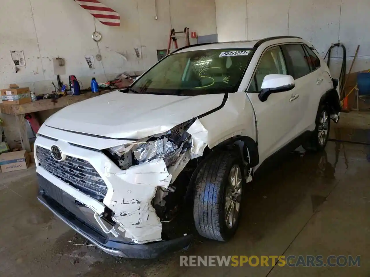 2 Photograph of a damaged car JTMN1RFV4KD505075 TOYOTA RAV4 2019