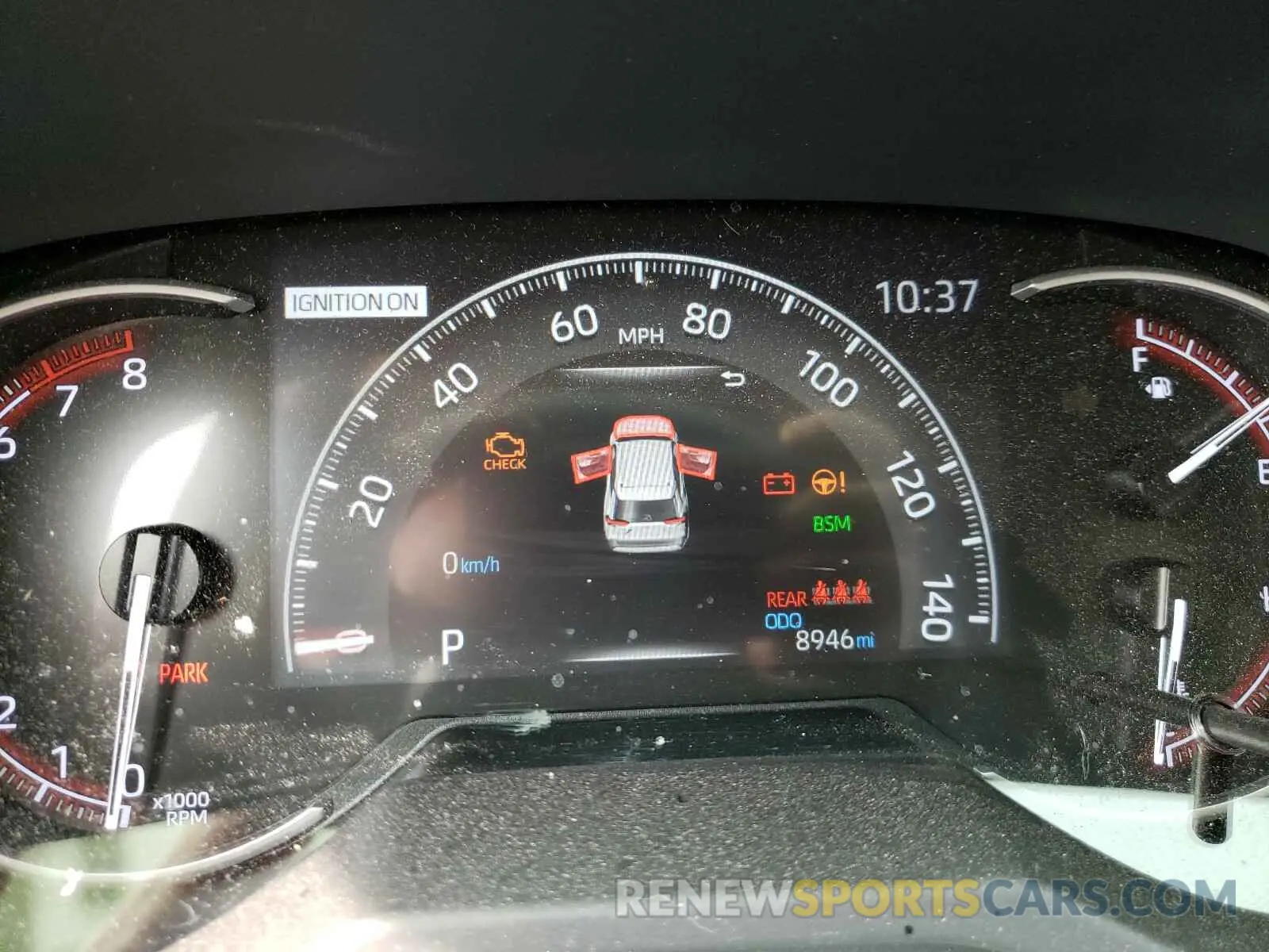 8 Photograph of a damaged car JTMN1RFV4KD522572 TOYOTA RAV4 2019
