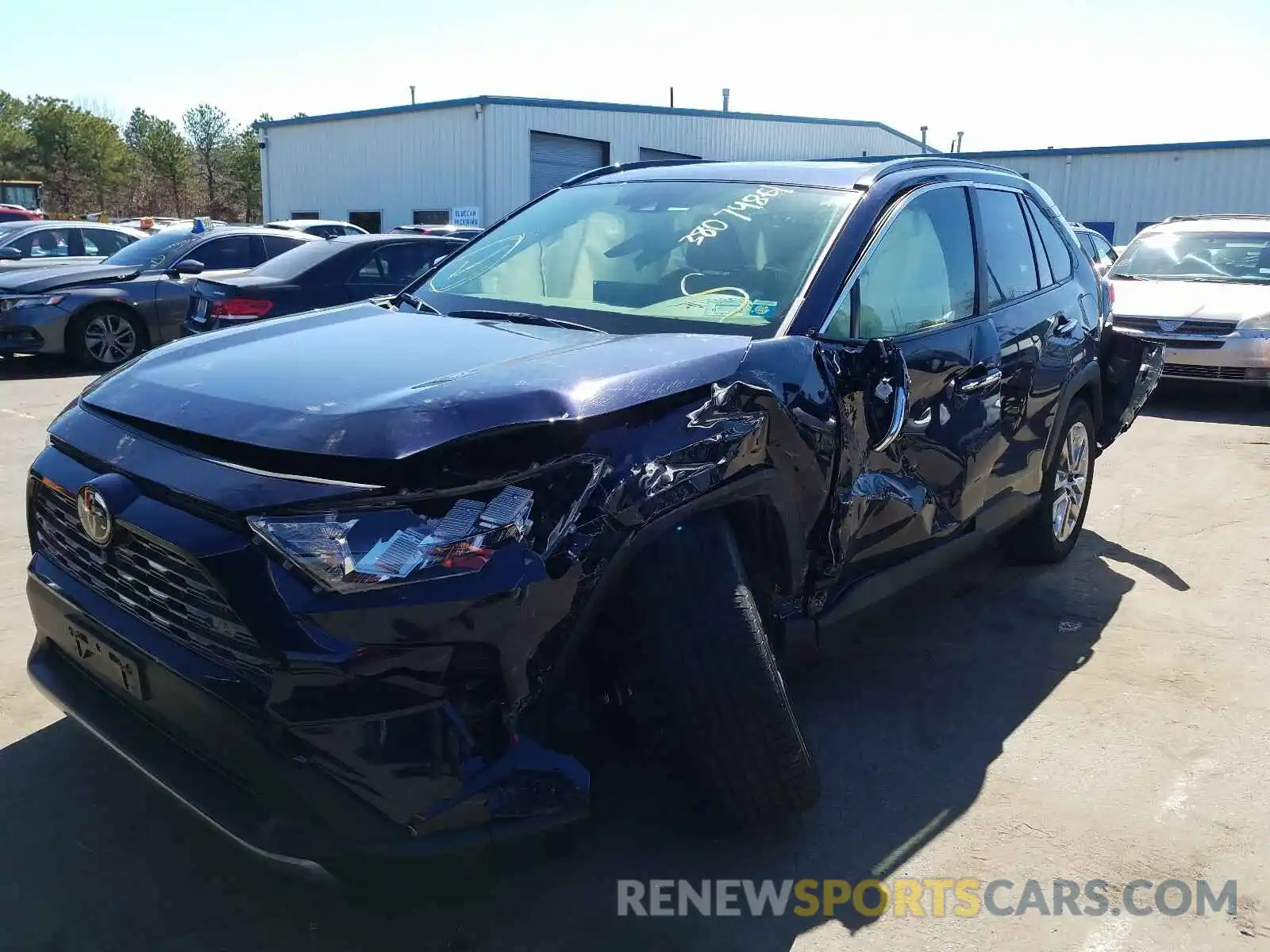 2 Photograph of a damaged car JTMN1RFV5KD017690 TOYOTA RAV4 2019