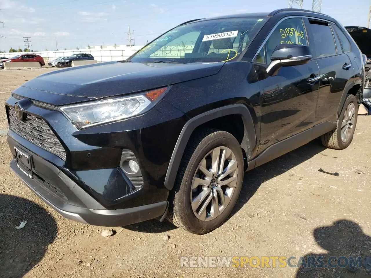 2 Photograph of a damaged car JTMN1RFV5KD505568 TOYOTA RAV4 2019
