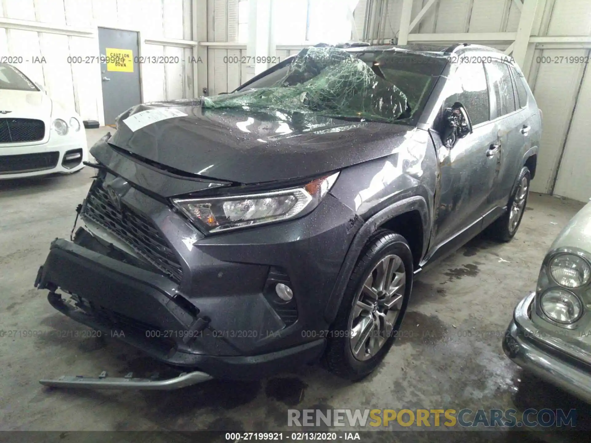 2 Photograph of a damaged car JTMN1RFV5KD519907 TOYOTA RAV4 2019