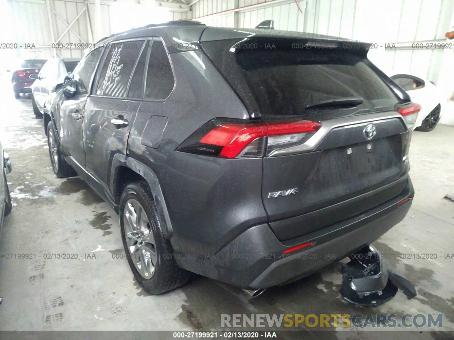 3 Photograph of a damaged car JTMN1RFV5KD519907 TOYOTA RAV4 2019