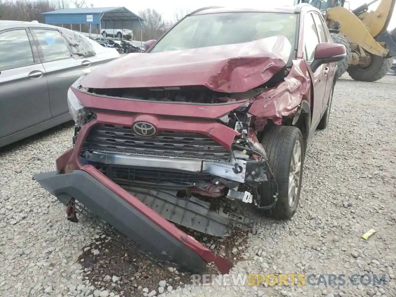 9 Photograph of a damaged car JTMN1RFV6KD038502 TOYOTA RAV4 2019