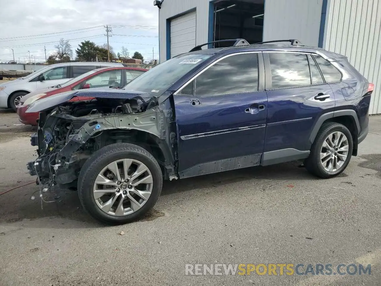 1 Photograph of a damaged car JTMN1RFV6KD504820 TOYOTA RAV4 2019