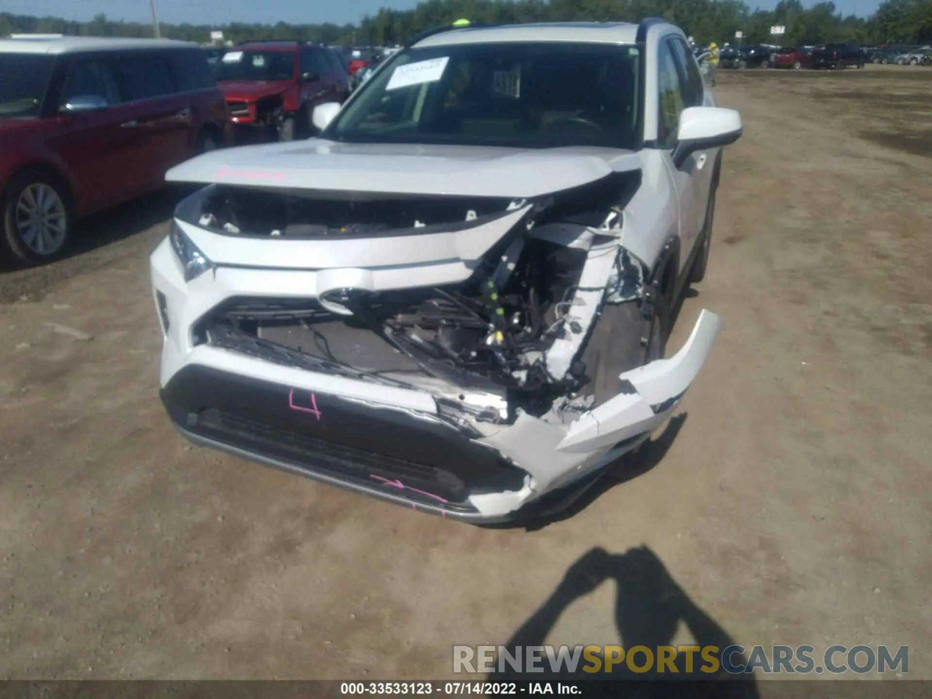 6 Photograph of a damaged car JTMN1RFV6KD511167 TOYOTA RAV4 2019