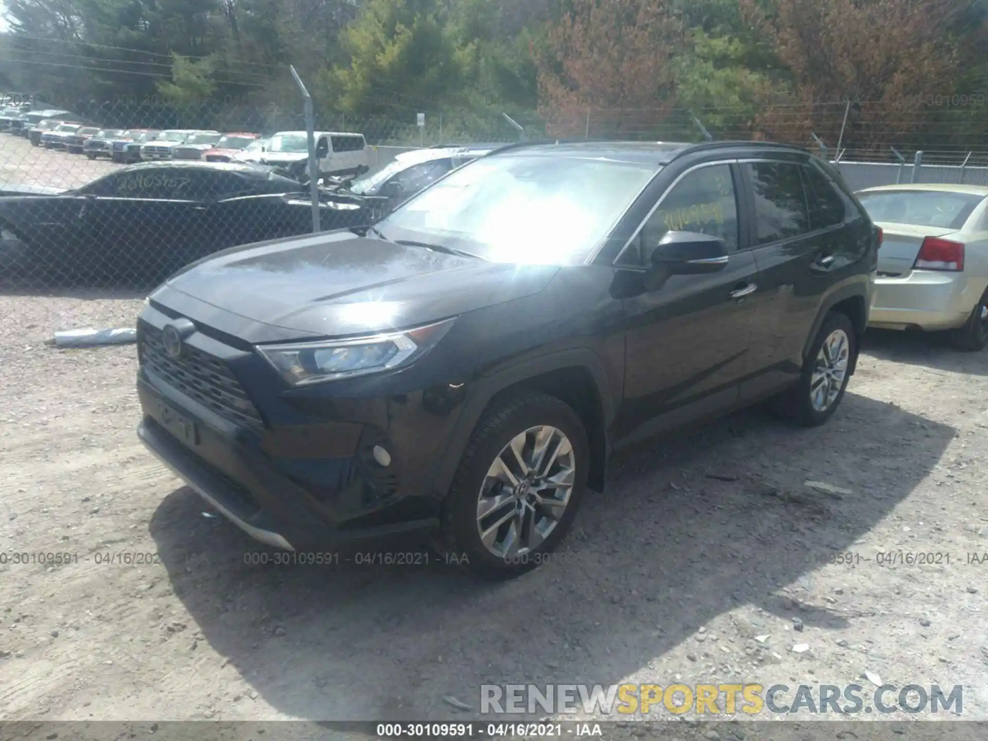 2 Photograph of a damaged car JTMN1RFV6KD513629 TOYOTA RAV4 2019