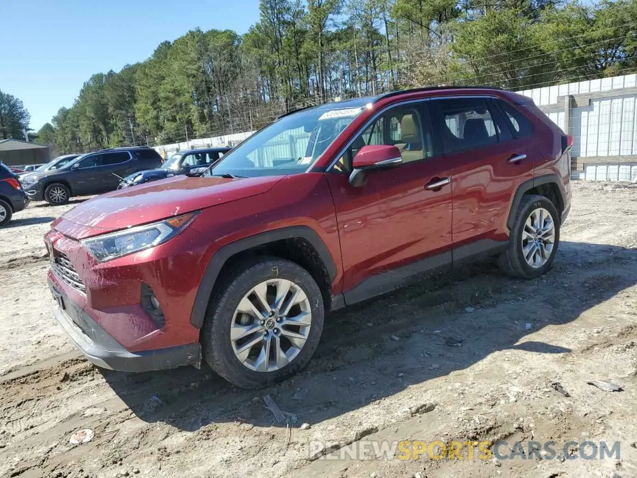 1 Photograph of a damaged car JTMN1RFV6KD520452 TOYOTA RAV4 2019