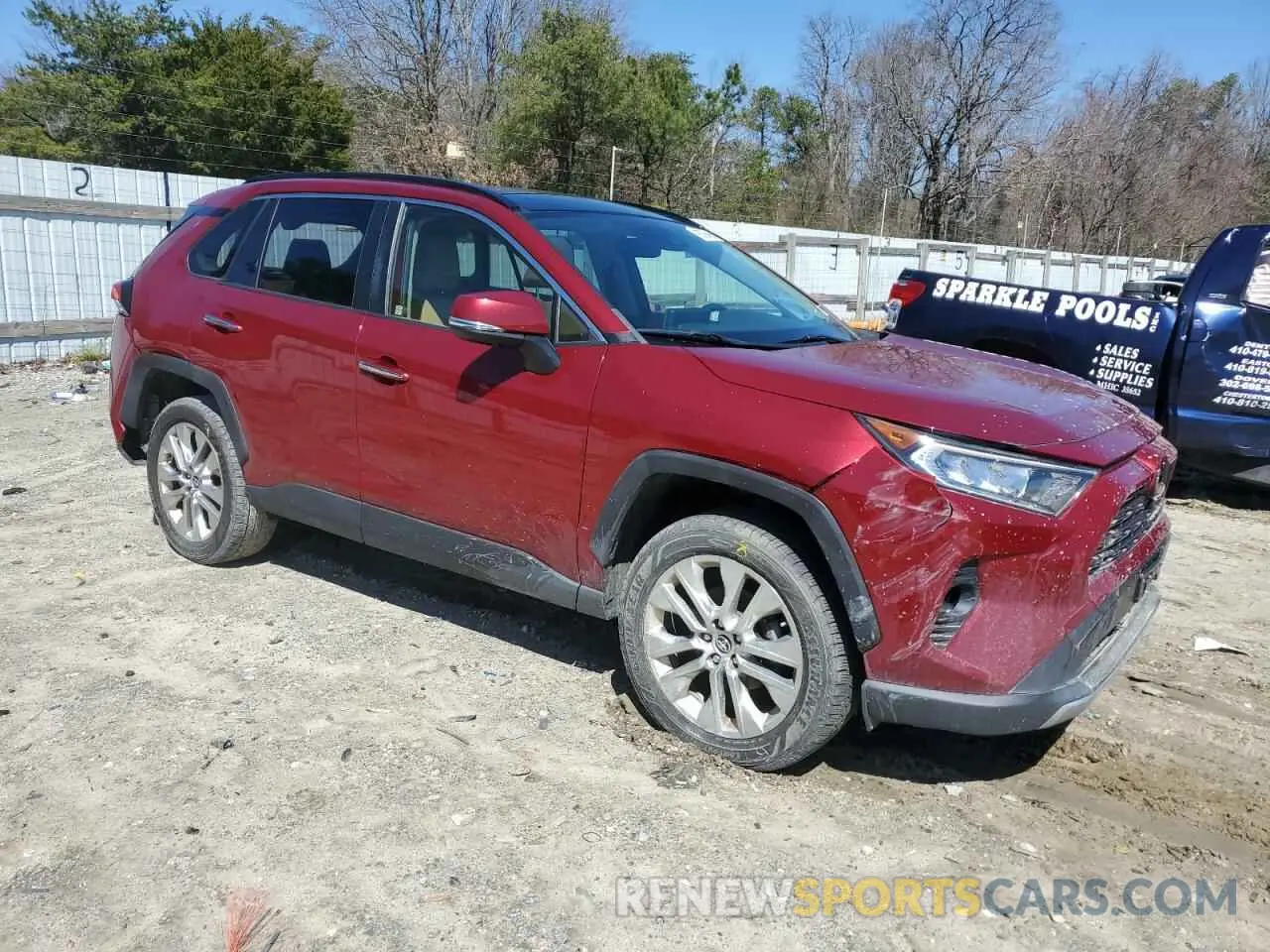 4 Photograph of a damaged car JTMN1RFV6KD520452 TOYOTA RAV4 2019