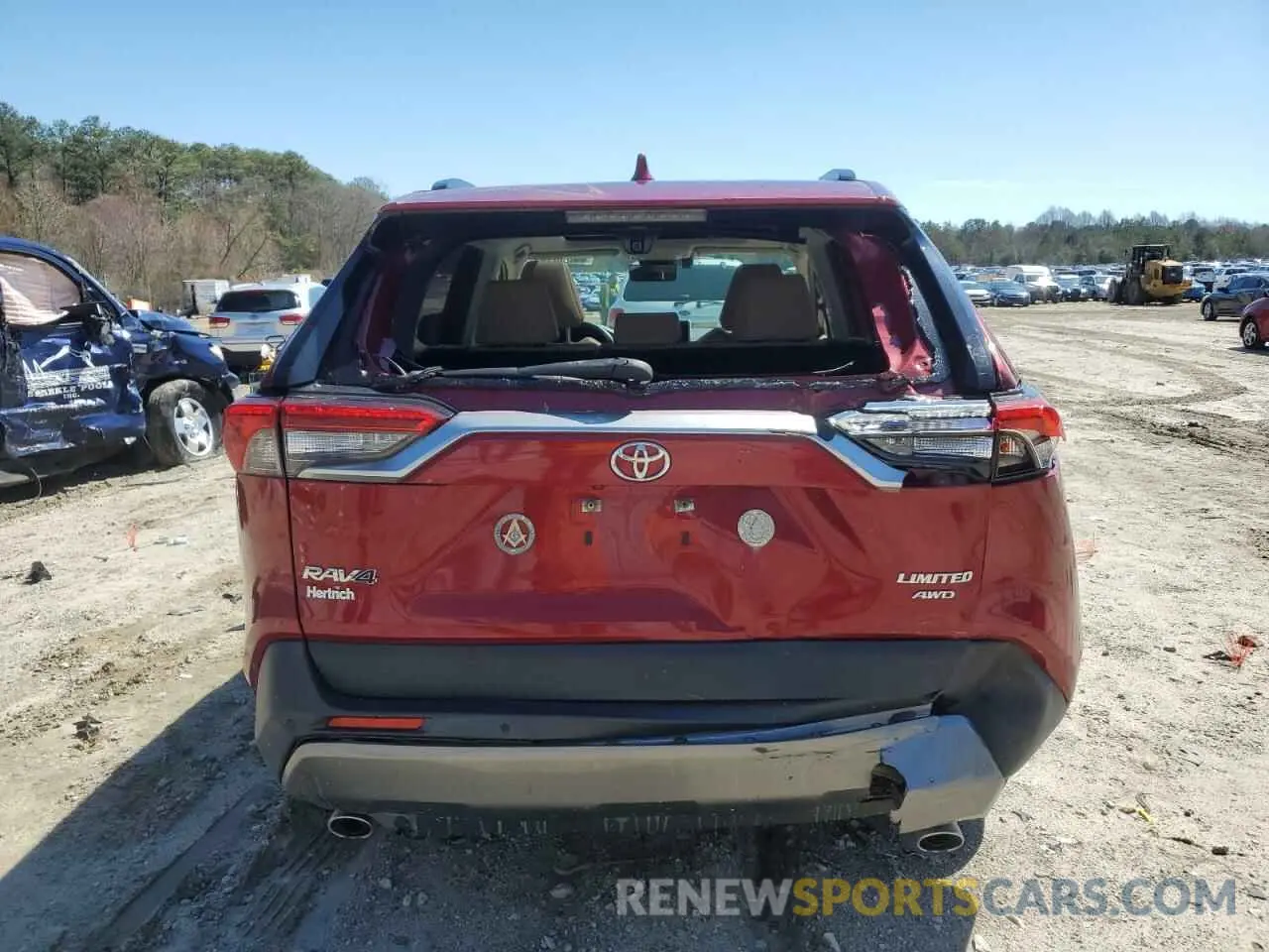 6 Photograph of a damaged car JTMN1RFV6KD520452 TOYOTA RAV4 2019