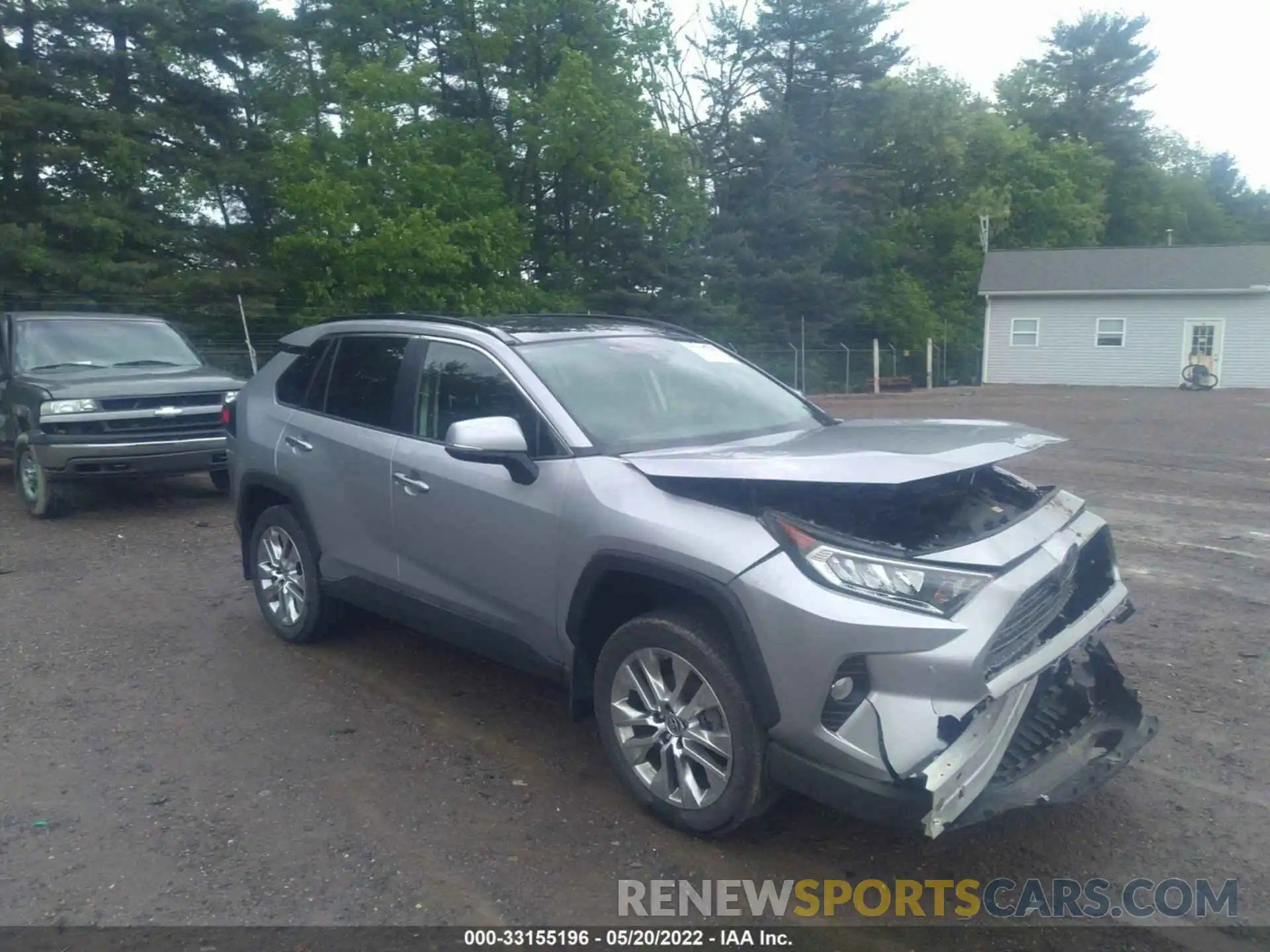 1 Photograph of a damaged car JTMN1RFV6KD522332 TOYOTA RAV4 2019