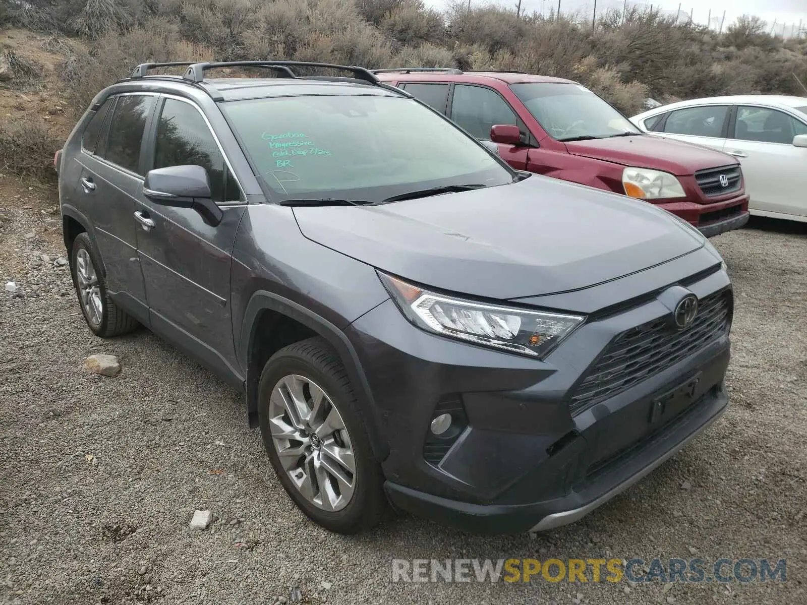 1 Photograph of a damaged car JTMN1RFV7KD505071 TOYOTA RAV4 2019