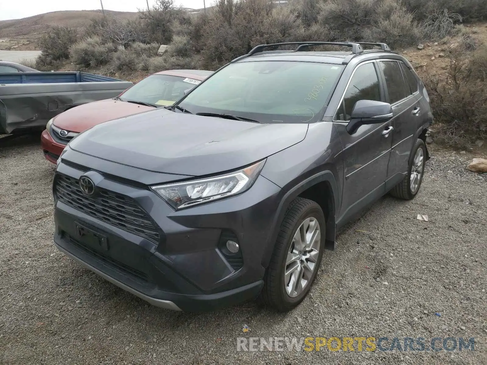 2 Photograph of a damaged car JTMN1RFV7KD505071 TOYOTA RAV4 2019