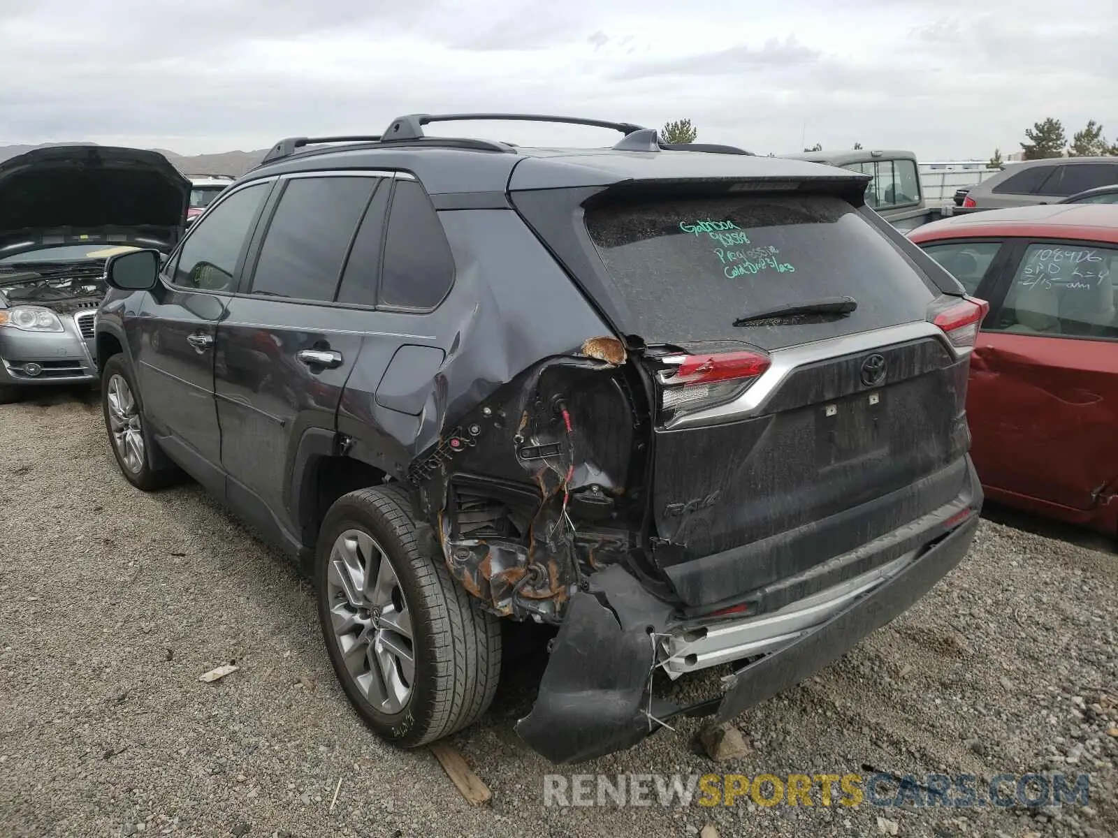 3 Photograph of a damaged car JTMN1RFV7KD505071 TOYOTA RAV4 2019